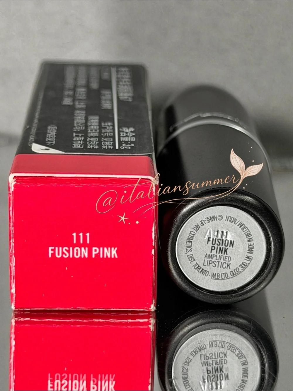 MAC 111 Fusion Pink Amplified Lipstick Rare Discontinued Brand New In Box